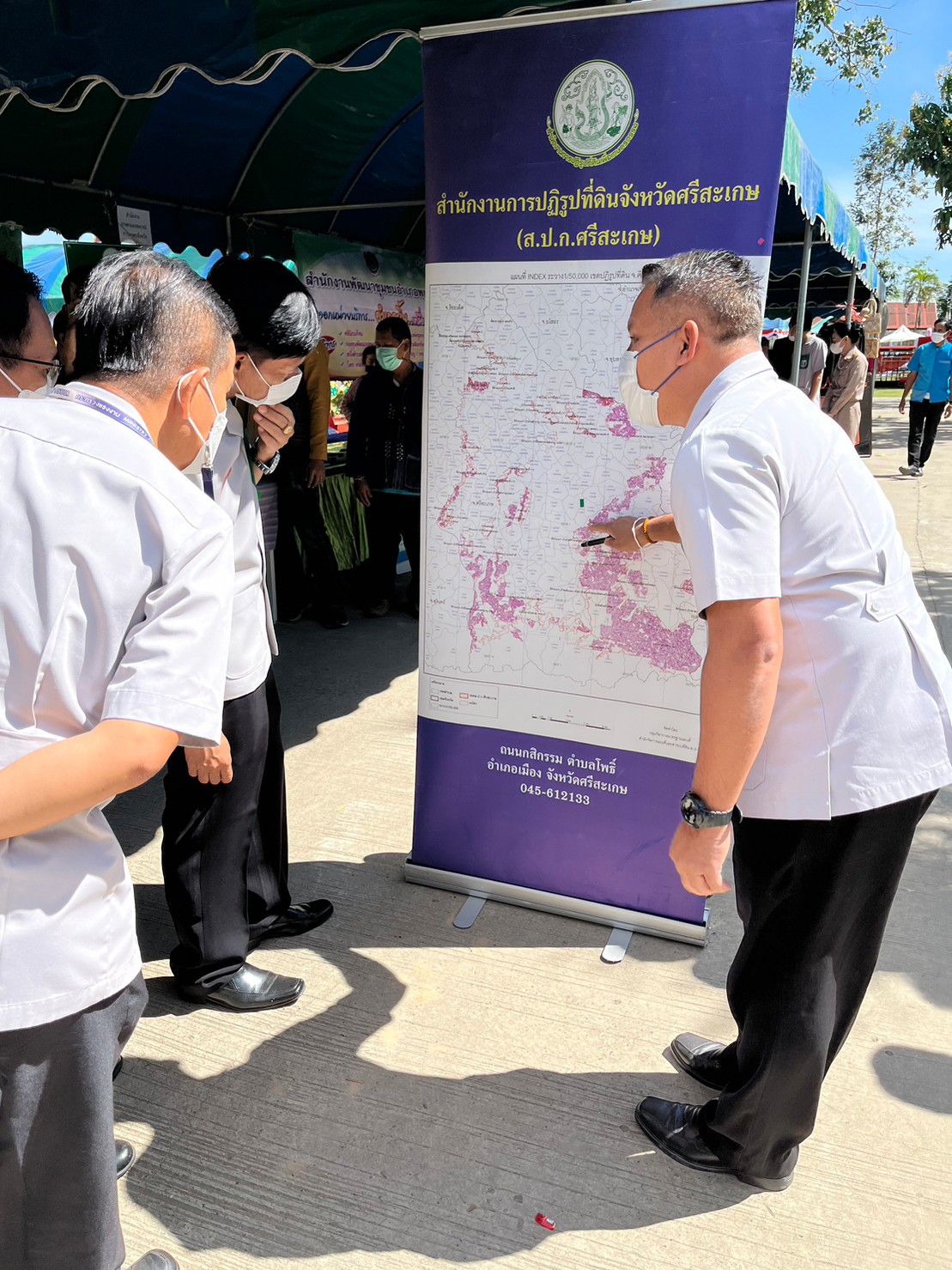 title -  ส.ป.ก.ศรีสะเกษ ร่วมออกหน่วยแพทย์อาสาสมเด็จพระศรีนครินทราบรมราชชนนี​ (พอ.สว.)​ และโครงการจังวัดเคลื่อนที่​ ประจำปีงบประมาณ​ 2566​ 